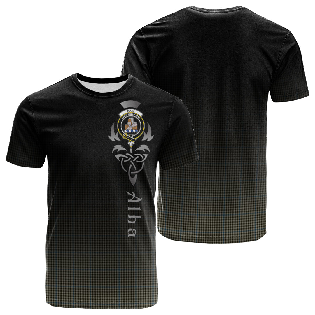 Printivon Haig Tartan Crest Alba Celtic T Shirt
