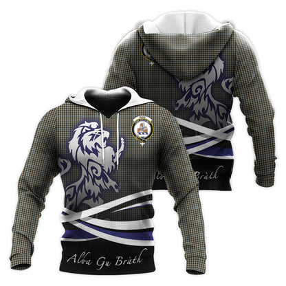 Printivon Haig Tartan Scottish Lion Hoodie
