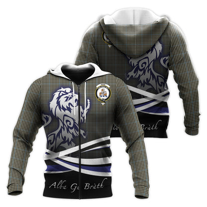 Printivon Haig Tartan Scottish Lion Hoodie