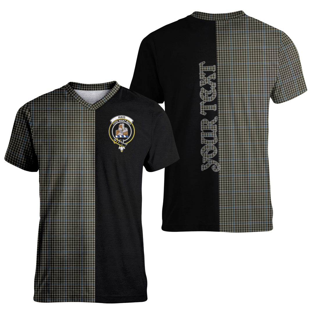 Printivon Haig Tartan Personalize Half T shirt
