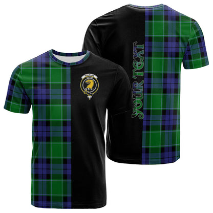 Printivon Haldane Tartan Personalize Half T shirt