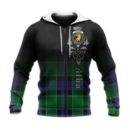 Printivon Haldane Tartan Crest Alba Celtic Hoodie