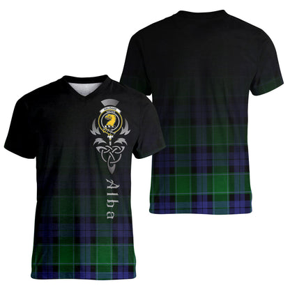 Printivon Haldane Tartan Crest Alba Celtic T Shirt