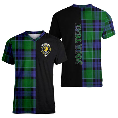 Printivon Haldane Tartan Personalize Half T shirt