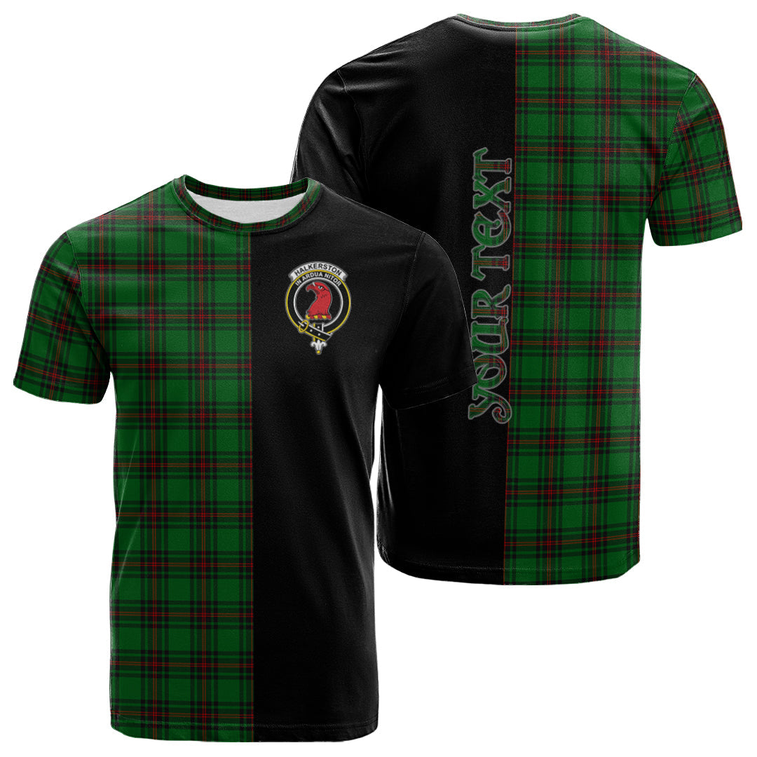 Printivon Halkerston Tartan Personalize Half T shirt