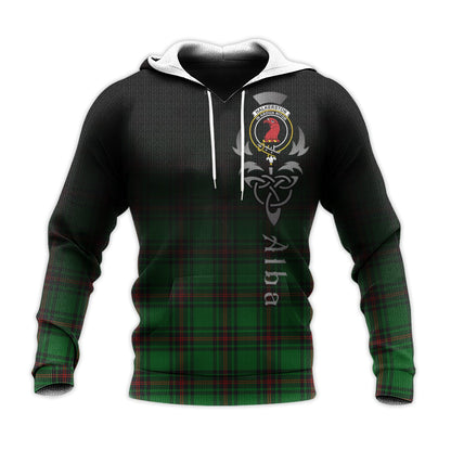 Printivon Halkerston Tartan Crest Alba Celtic Hoodie