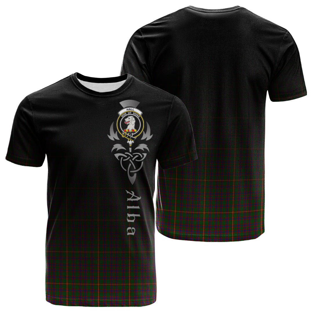 Printivon Hall Tartan Crest Alba Celtic T Shirt