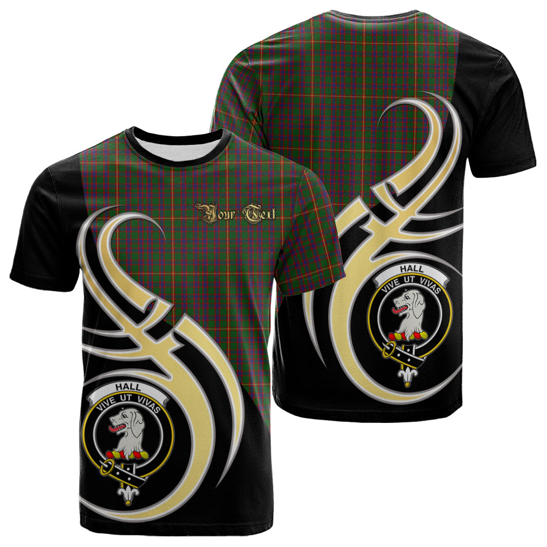 Printivon Hall Tartan Crest Believe In Me T Shirt