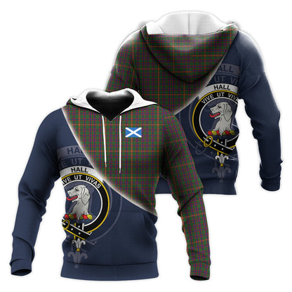 Printivon Hall Tartan Scottish Crest Hoodie