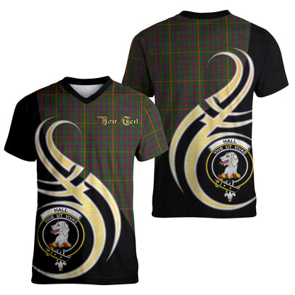 Printivon Hall Tartan Crest Believe In Me T Shirt