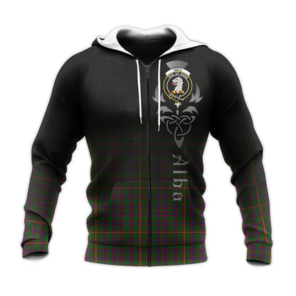 Printivon Hall Tartan Crest Alba Celtic Hoodie