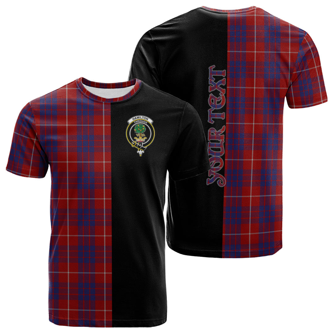 Printivon Hamilton Tartan Personalize Half T shirt