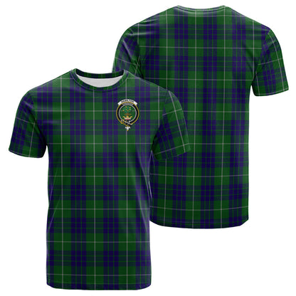 Printivon Hamilton Green Hunting Tartan T Shirt