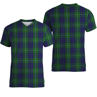 Printivon Hamilton Green Hunting Tartan T Shirt