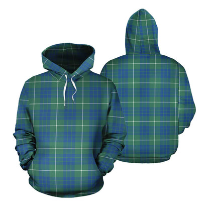 Printivon Hamilton Hunting Ancient Tartan Hoodie