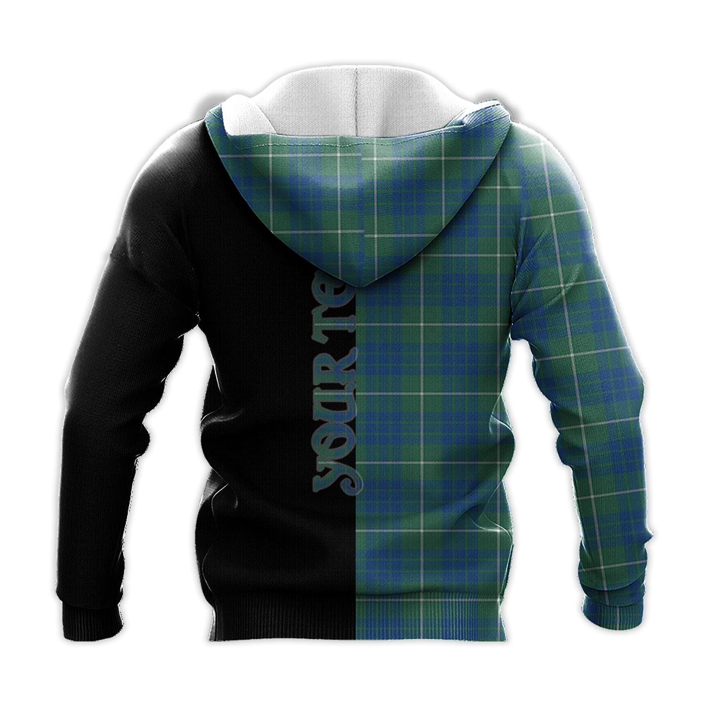 Printivon Hamilton Hunting Ancient Tartan Personalize Half Hoodie