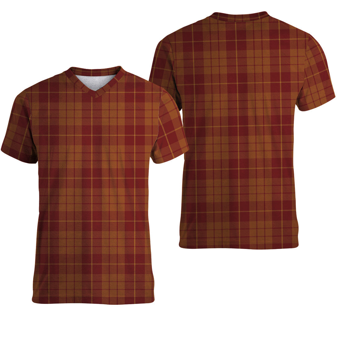Printivon Hamilton Red Tartan T Shirt