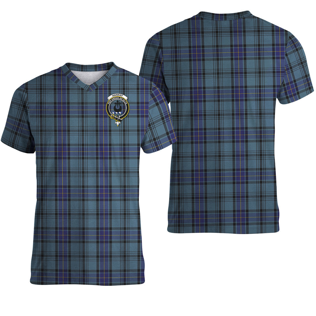Printivon Hannay Blue Tartan T Shirt