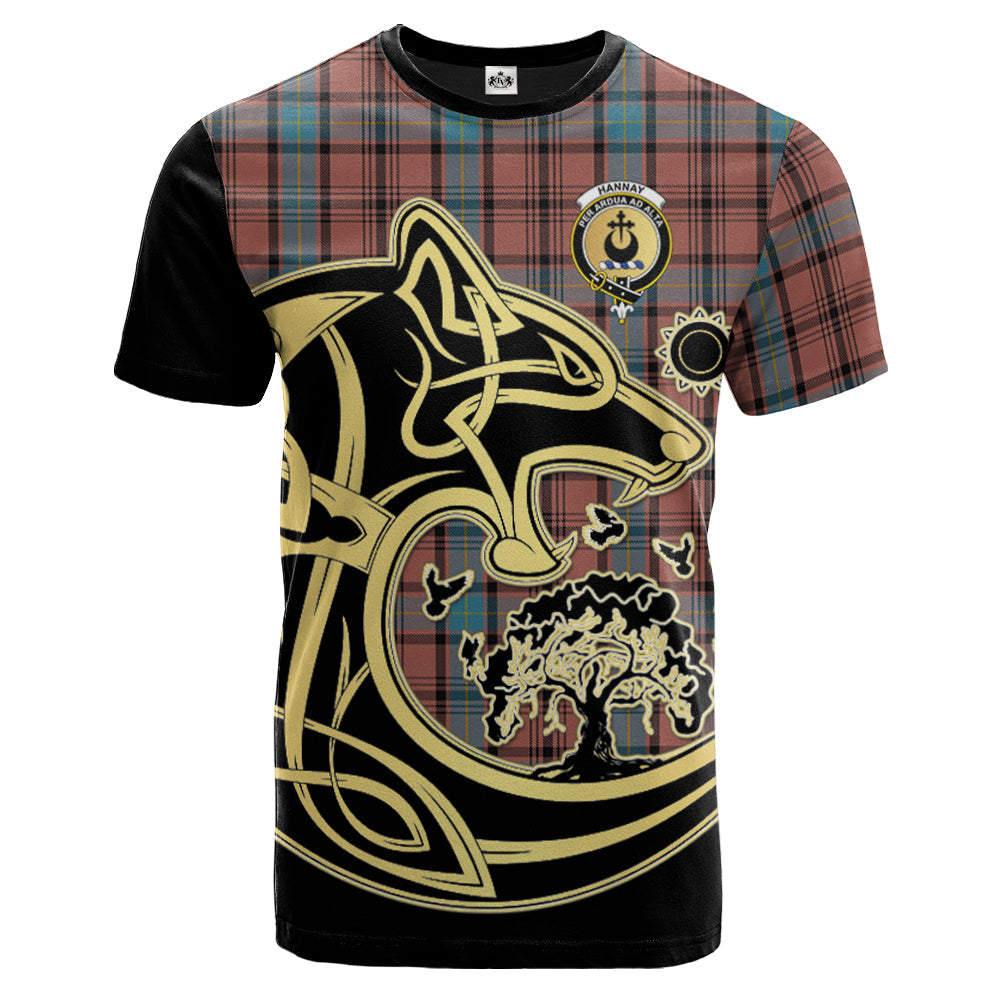 Printivon Hannay Dress Crest Celtic Wolf Tartan T Shirt Custom Your Text