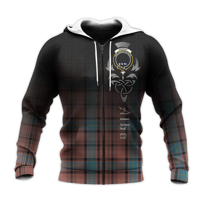 Printivon Hannay Dress Tartan Crest Alba Celtic Hoodie