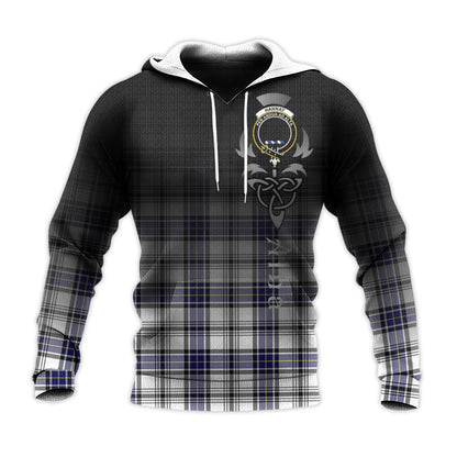 Printivon Hannay Modern Tartan Crest Alba Celtic Hoodie