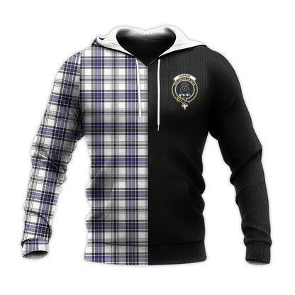 Printivon Hannay Modern Tartan Personalize Half Hoodie