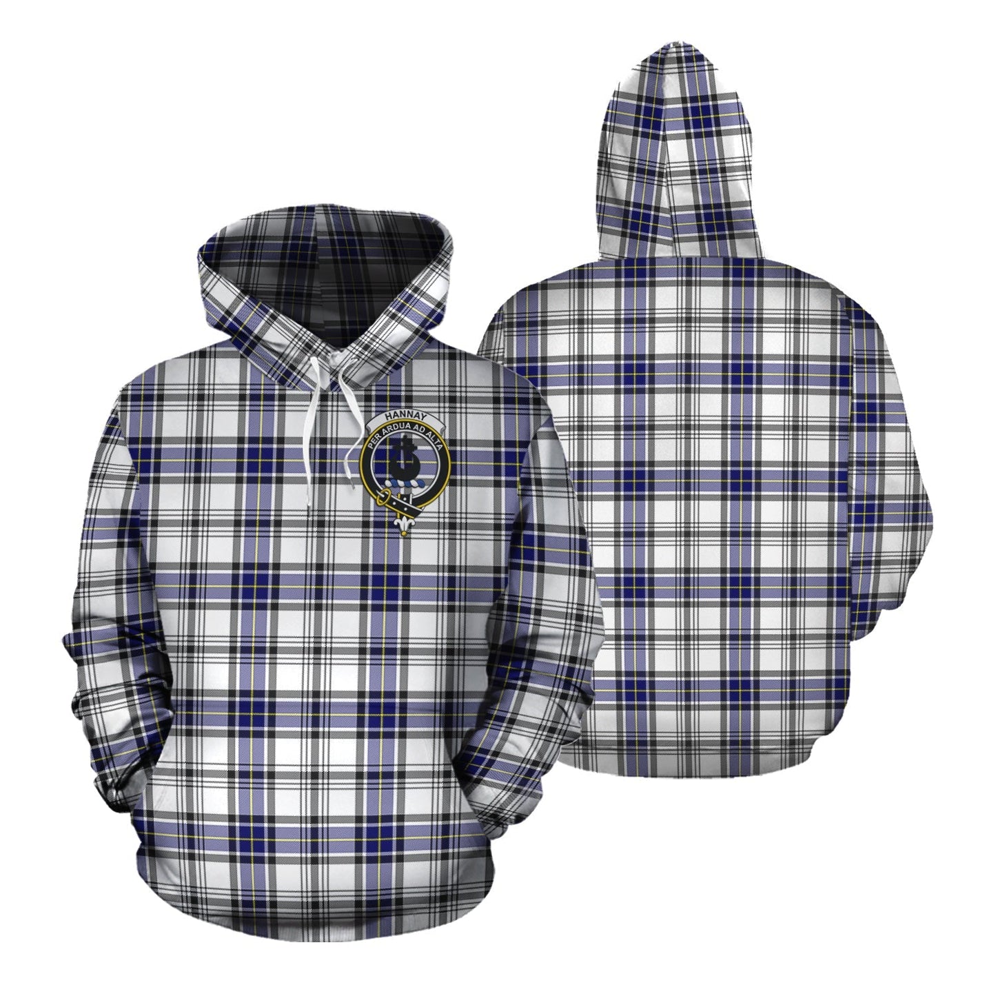 Printivon Hannay Modern Tartan Hoodie