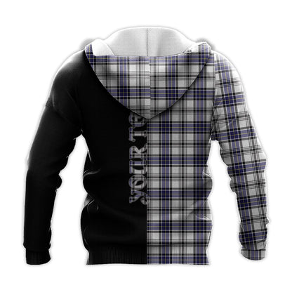 Printivon Hannay Modern Tartan Personalize Half Hoodie