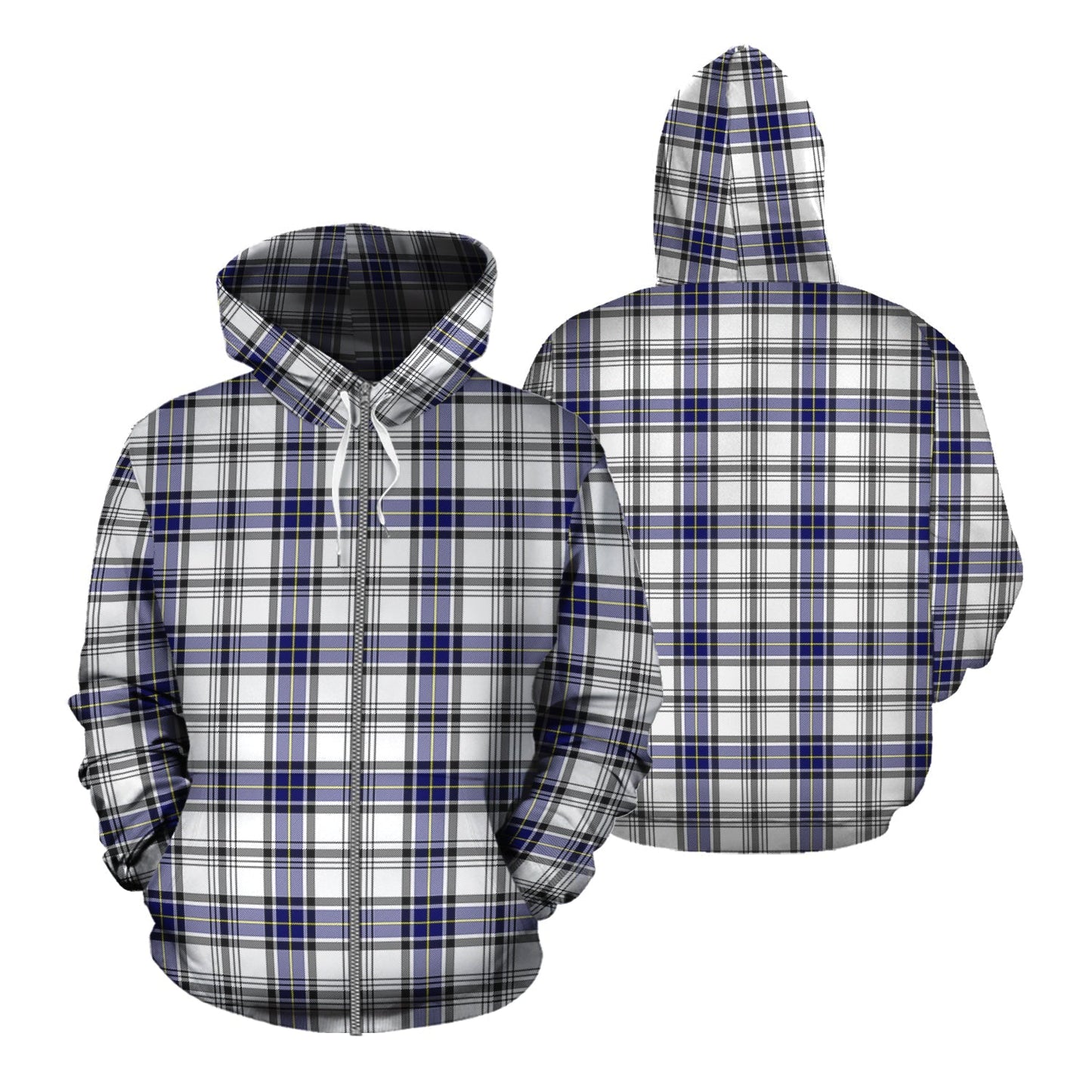 Printivon Hannay Modern Tartan Hoodie
