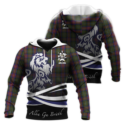 Printivon Hargis Tartan Scottish Lion Hoodie