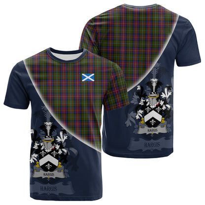 Printivon Hargis Tartan Scottish Crest T Shirt