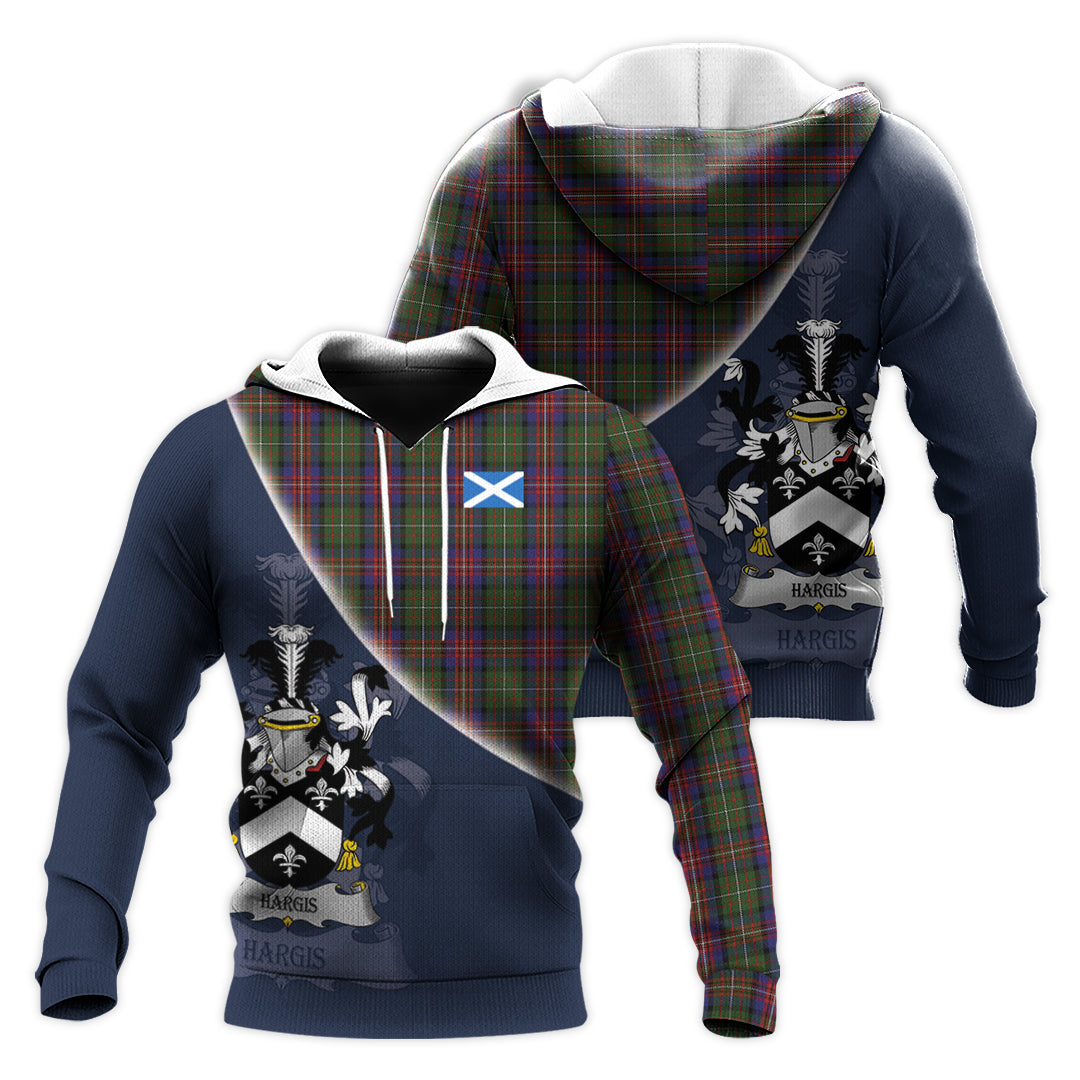 Printivon Hargis Tartan Scottish Crest Hoodie