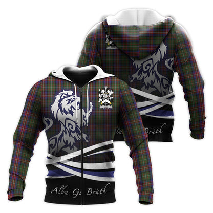 Printivon Hargis Tartan Scottish Lion Hoodie