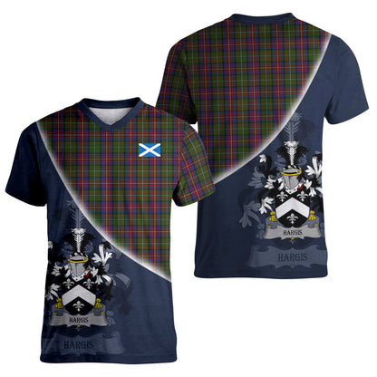 Printivon Hargis Tartan Scottish Crest T Shirt