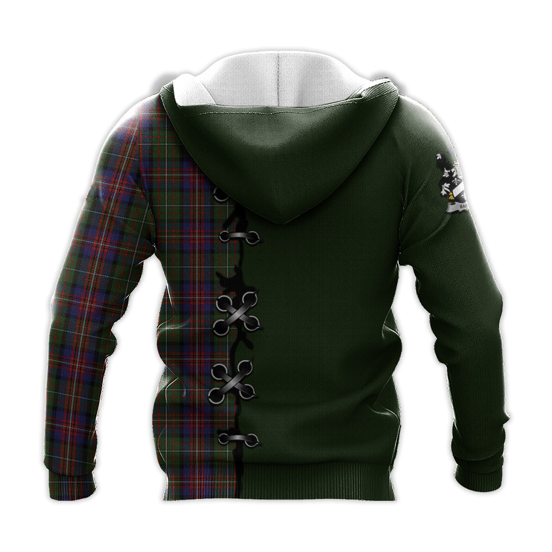 Printivon Hargis Tartan Hoodie Lion Rampant And Celtic Thistle Style