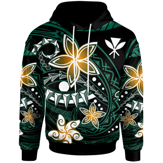 Hawaii Hoodie Spring Style Black Color