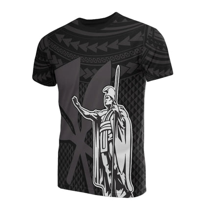 Hawaii T-Shirt - King Kamehameha Kanaka Maoli Polynesian Black Shirt