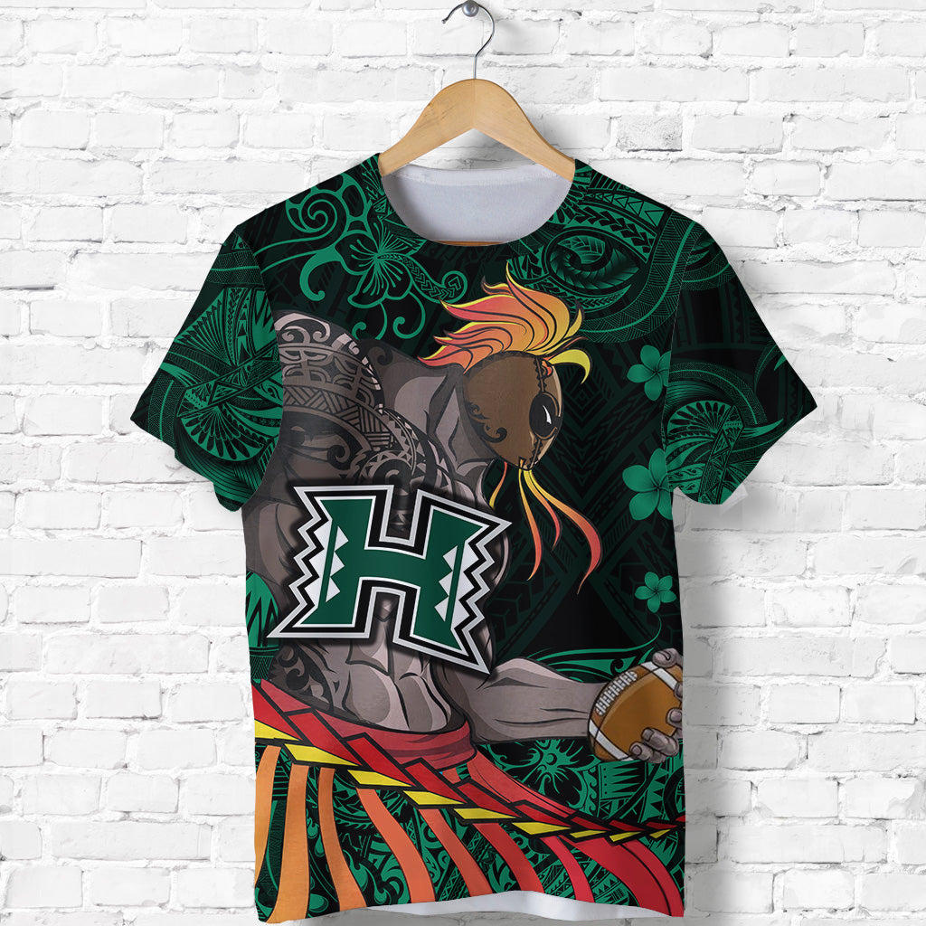 Hawaii Warriors Polynesian T Shirt Unique Style Green