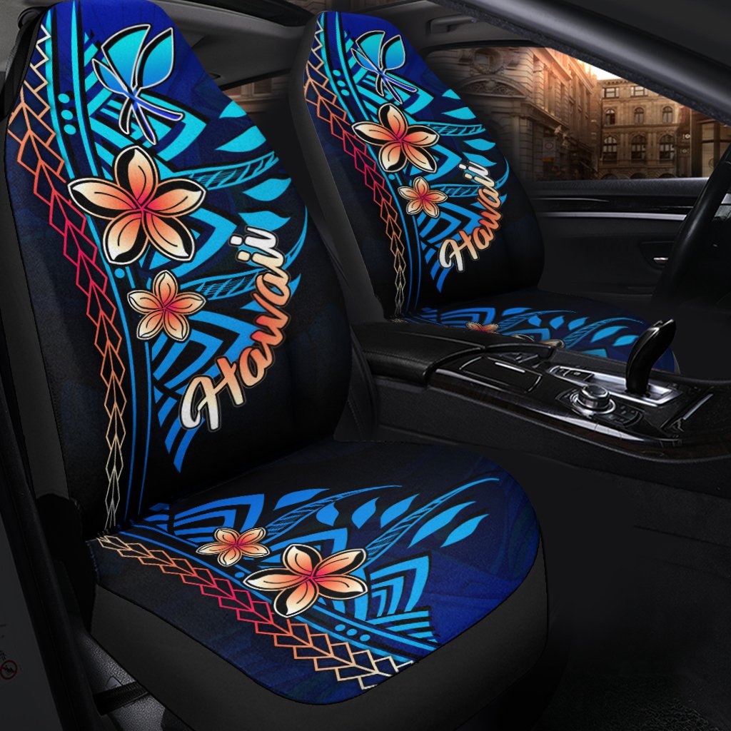 Hawaii Car Seat Covers Vintage Tribal Mountain