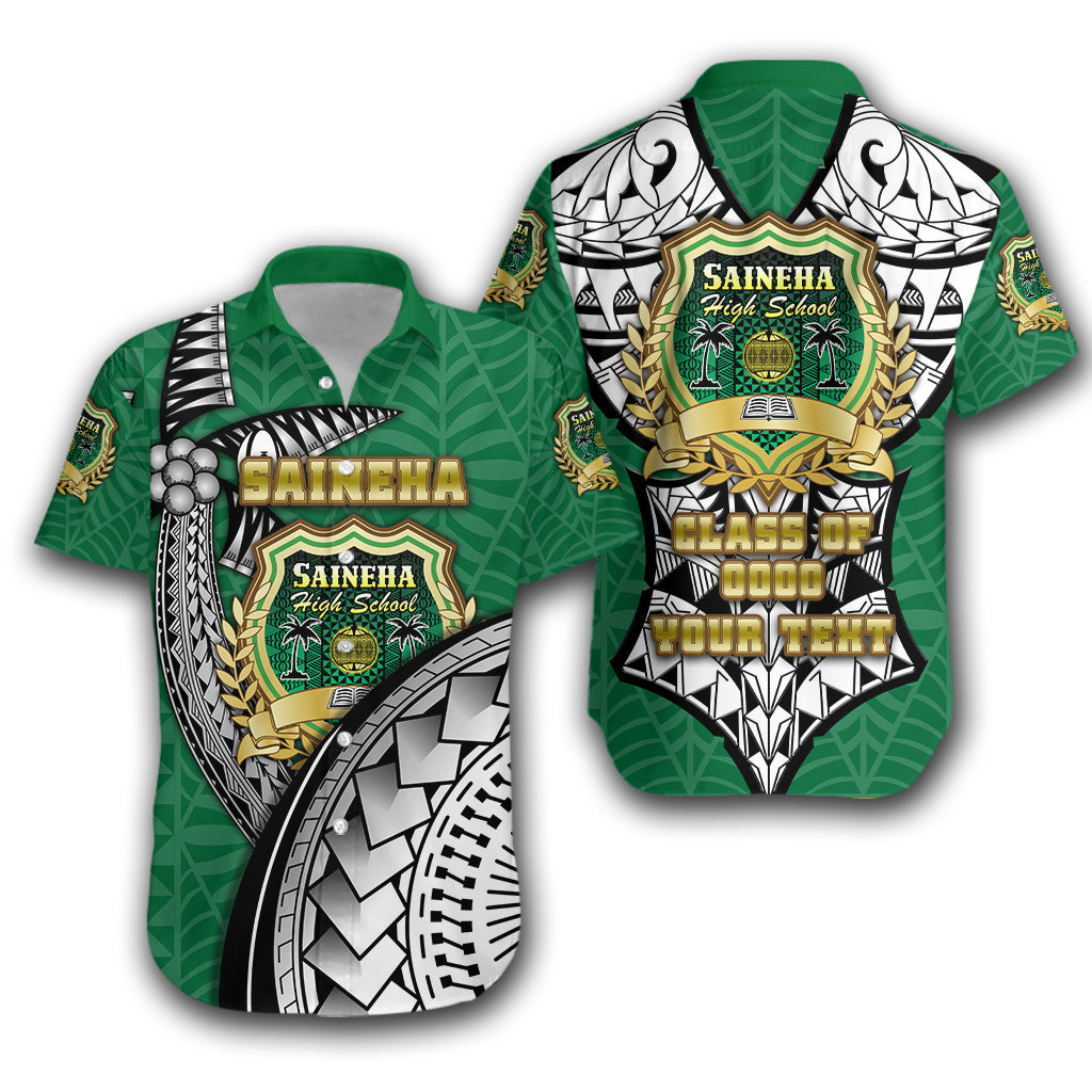 Custom Personalised Saineha Tonga Hawaiian Shirt Polynesian Style Special - Class of -