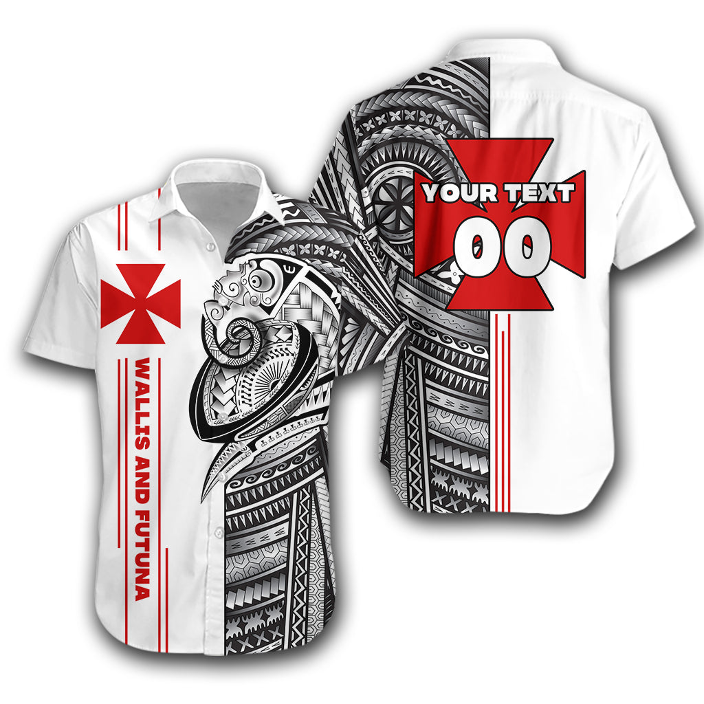 Custom Personalised Wallis and Futuna Hawaiian Shirt Polynesian Sport Style