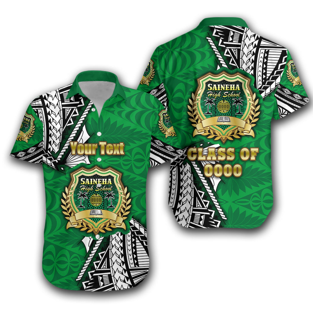 Custom Personalised Saineha Tonga Hawaiian Shirt Polynesian Style - Class of -