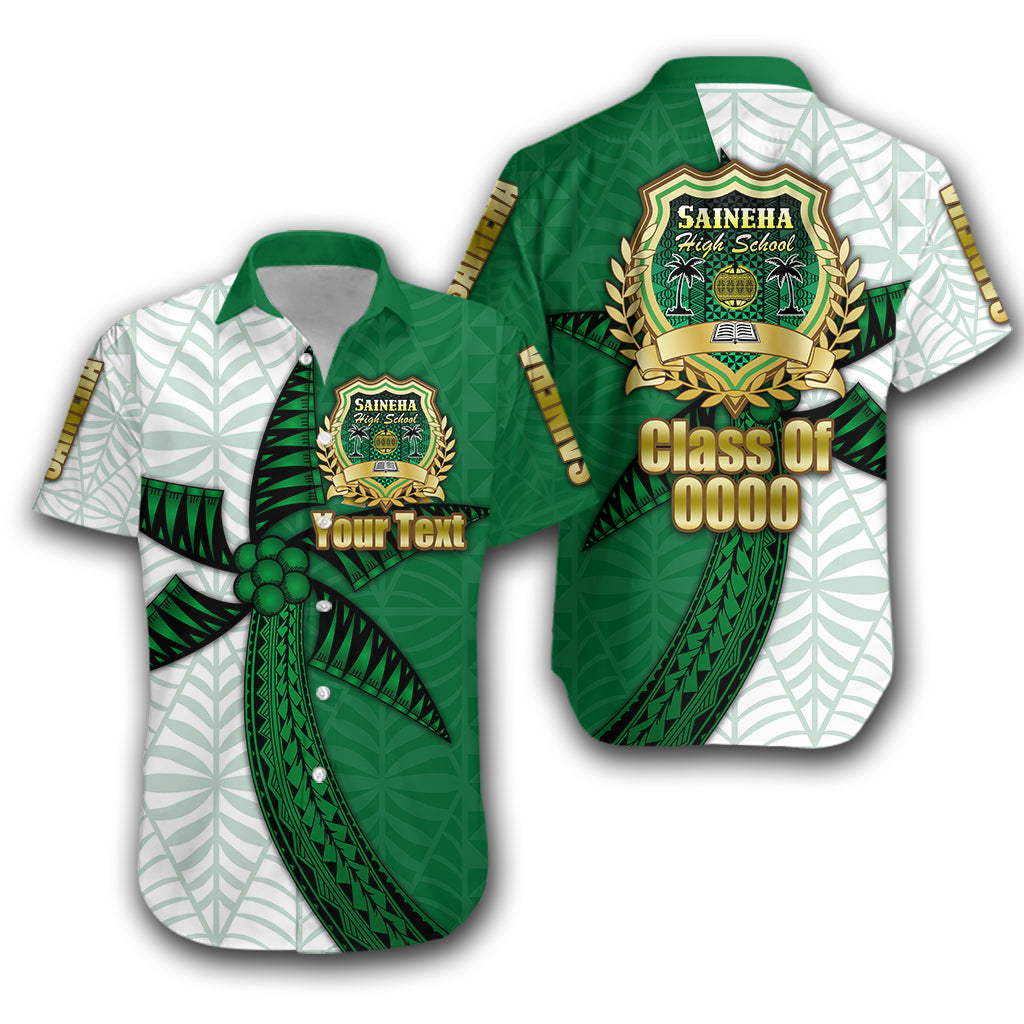 Custom Personalised Saineha Tonga Hawaiian Shirt Coconut Tree Style - Class of -
