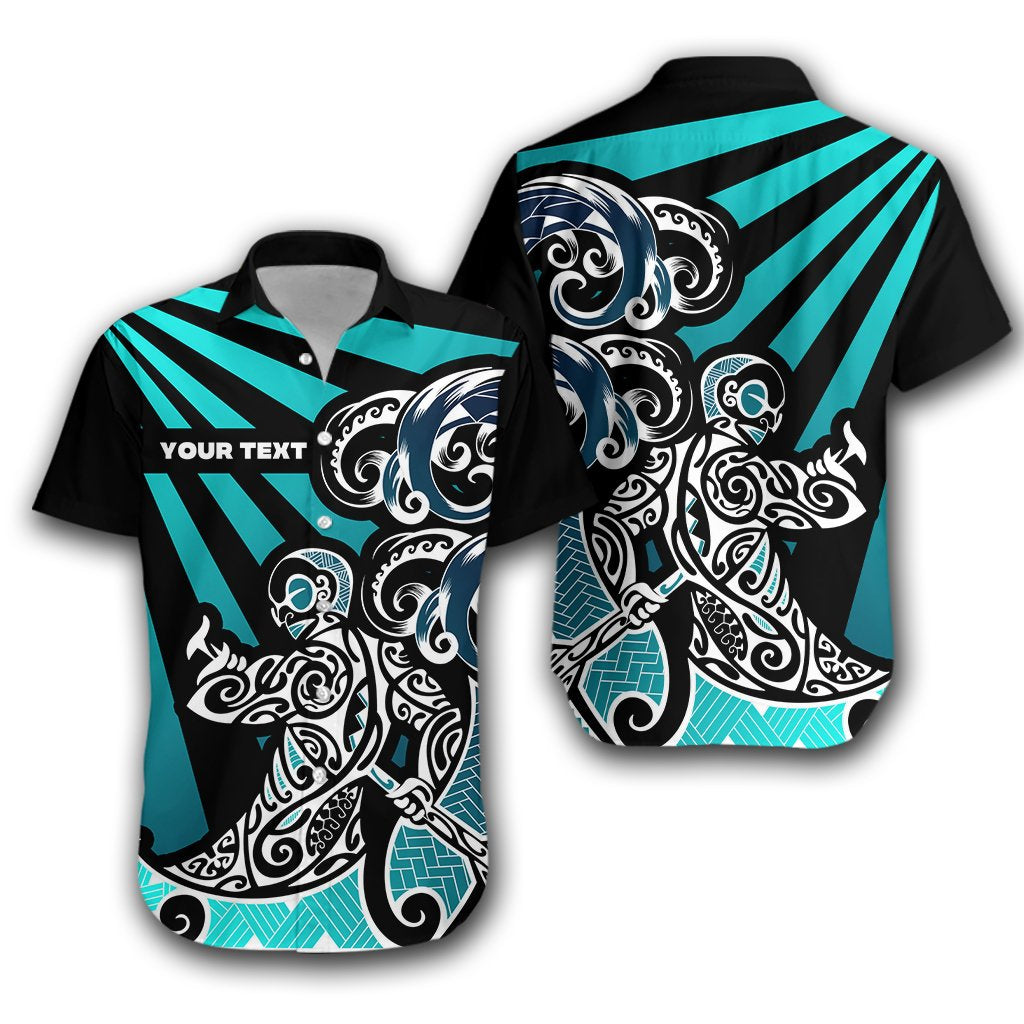 Custom Personalised Maori Aotearoa Hawaiian Shirt New Zealand Simple Style