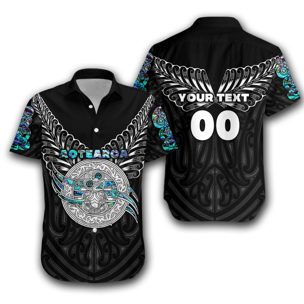 Custom Personalised Maori Aotearoa Hawaiian Shirt Simple Sport Style