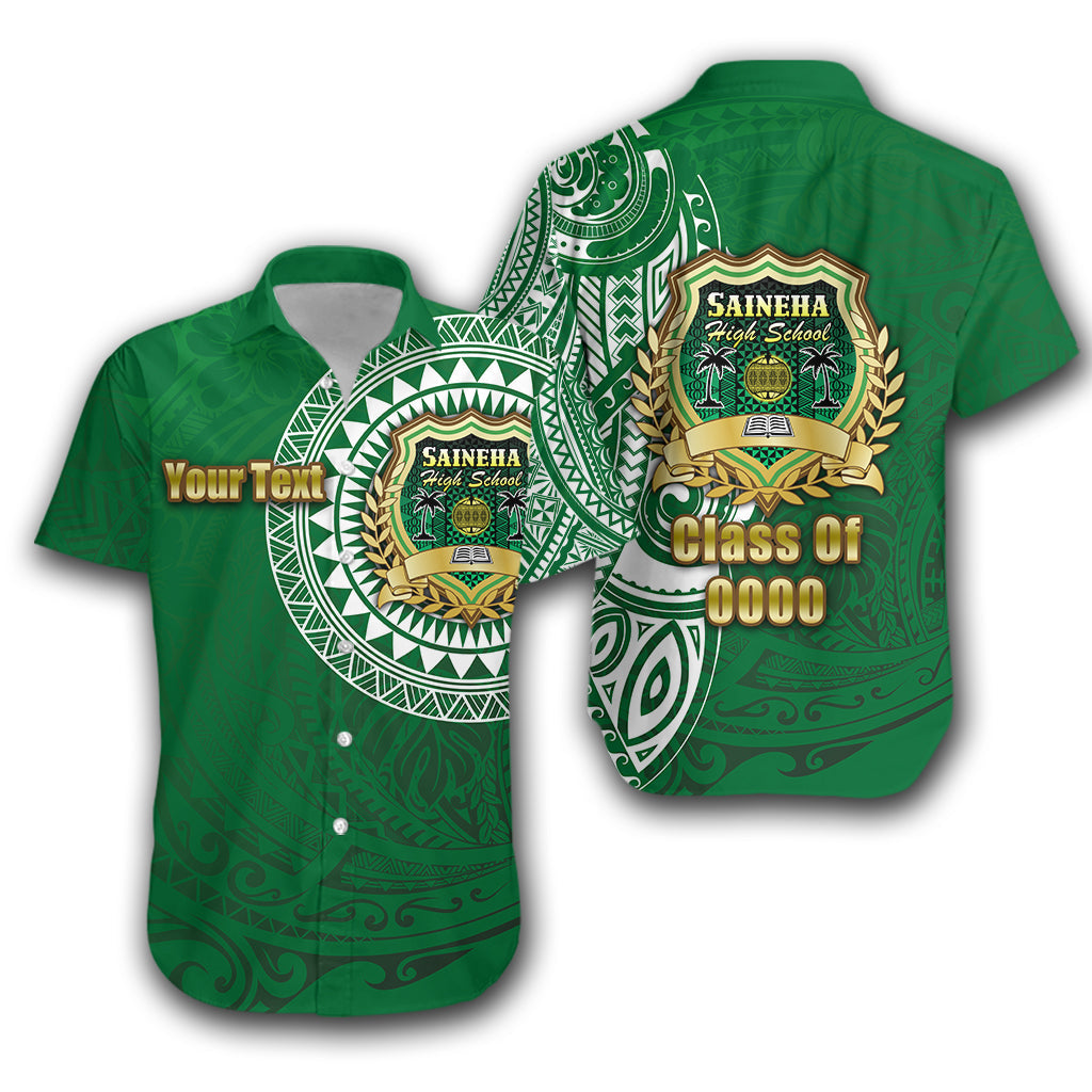 Custom Personalised Saineha Tonga Hawaiian Shirt Tattoo Style - Class of -