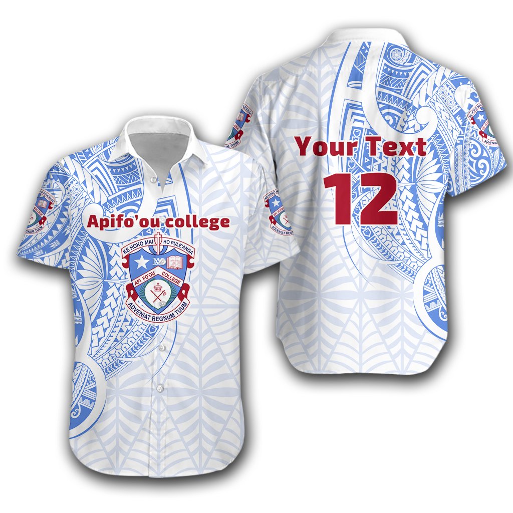 Custom Personalised Kolisi ‘Apifo’ou College Hawaiian Shirt Polynesian Style