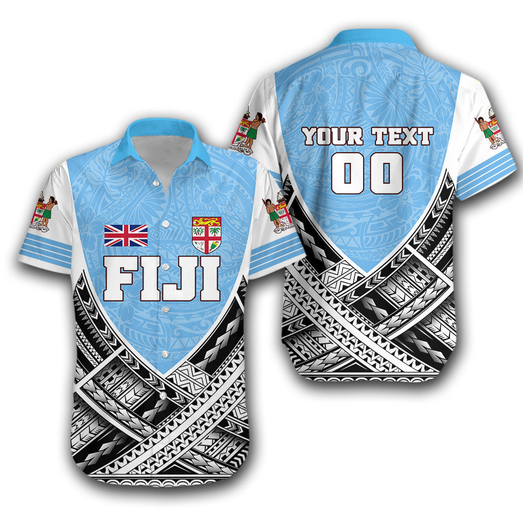 Custom Personalised Fiji Hawaiian Shirt Polynesian Sport Style