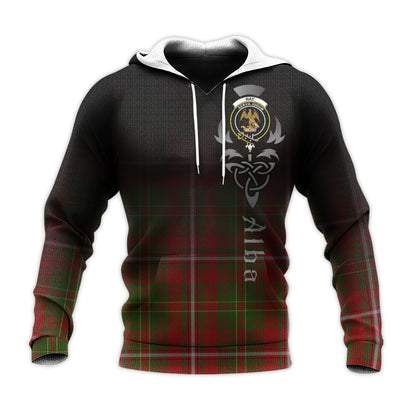 Printivon Hay Tartan Crest Alba Celtic Hoodie