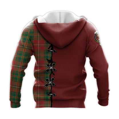 Printivon Hay Ancient Tartan Hoodie Lion Rampant And Celtic Thistle Style